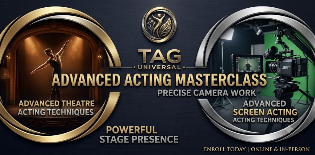 TAG ADVANCE SCREEN ACTING & THEATER ACTING TECHNIQUES 