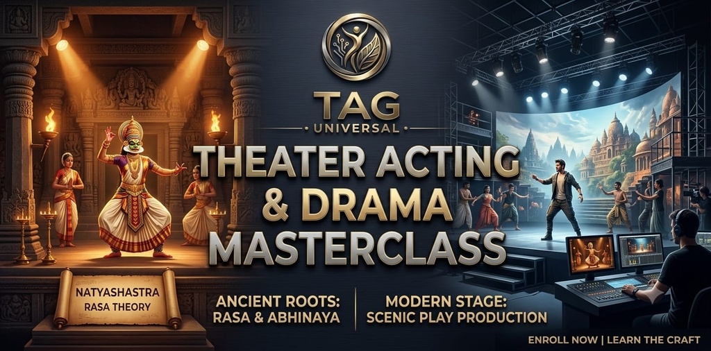 THEATER ACTING & DRAMA BASED ON NATAYSHTRA INCLUDE SCENIC PLAY PRODUCTION 